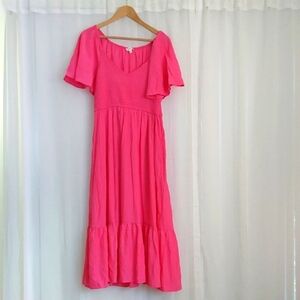 NWOT August Sky Elegant Pink Women's Dress